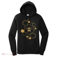 Bee Beekeeping Honeycomb Honey Beekeeper Bee Women's Hoodie thumb 0
