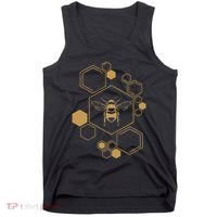 Bee Beekeeping Honeycomb Honey Beekeeper Bee Tank Top thumb 0