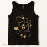 Bee Beekeeping Honeycomb Honey Beekeeper Bee Tank Top thumb 2