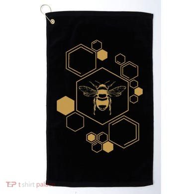 Bee Beekeeping Honeycomb Honey Beekeeper Bee Golf Towel