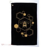 Bee Beekeeping Honeycomb Honey Beekeeper Bee Golf Towel thumb 0