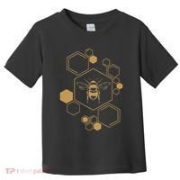 Bee Beekeeping Honeycomb Honey Beekeeper Bee Toddler T-Shirt thumb 0