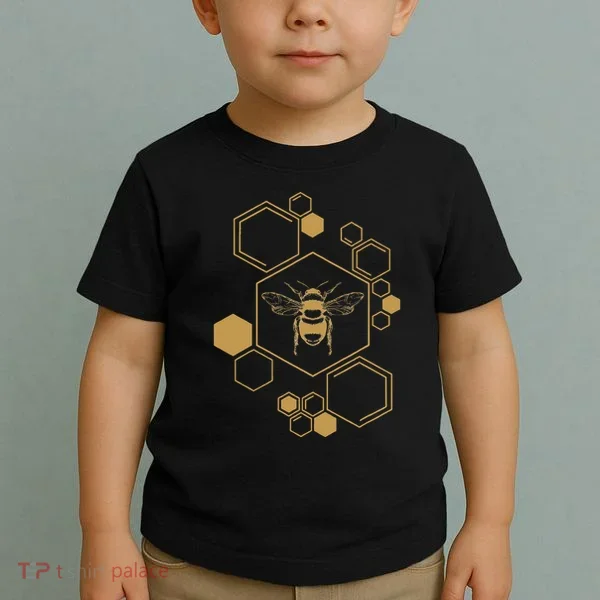 Bee Beekeeping Honeycomb Honey Beekeeper Bee Toddler T-Shirt