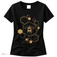 Bee Beekeeping Honeycomb Honey Beekeeper Bee Women's T-Shirt thumb 0