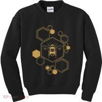 Bee Beekeeping Honeycomb Honey Beekeeper Bee Kids Sweatshirt thumb 0