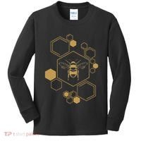 Bee Beekeeping Honeycomb Honey Beekeeper Bee Kids Long Sleeve Shirt thumb 0