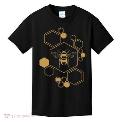 Bee Beekeeping Honeycomb Honey Beekeeper Bee Kids T-Shirt