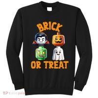 Building Bricks Halloween Costume Brick Or Treat Monsters Sweatshirt thumb 0