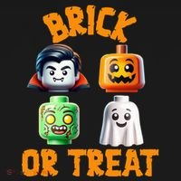 Building Bricks Halloween Costume Brick Or Treat Monsters Baby Bodysuit thumb 2
