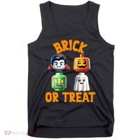 Building Bricks Halloween Costume Brick Or Treat Monsters Tank Top thumb 0