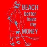 Beach Better Have My Money Santa Hat thumb 1
