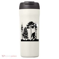 Bigfoo Bigfoot Hiding In Forest At Night Sasquatch 24oz Duet Stainless Steel Tumbler thumb 0