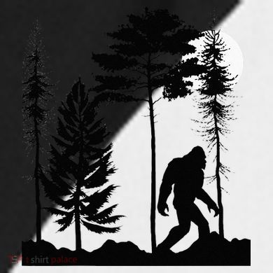 Bigfoo Bigfoot Hiding In Forest At Night Sasquatch Sport-Tek Competitor United Soccer Jersey