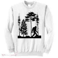 Bigfoo Bigfoot Hiding In Forest At Night Sasquatch Sweatshirt thumb 0