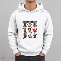 Building Bricks Halloween Brick Or Treat Costume Monsters Hoodie thumb 0
