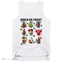 Building Bricks Halloween Brick Or Treat Costume Monsters Tank Top thumb 0