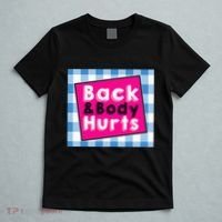 Back Body Hurts Humorous Quote Workout Gym T-Shirt thumb 5
