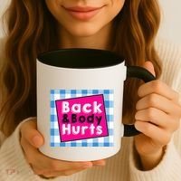 Back Body Hurts Humorous Quote Workout Gym Coffee Mug thumb 3