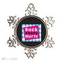 Back Body Hurts Humorous Quote Workout Gym Ornament thumb 0