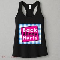 Back Body Hurts Humorous Quote Workout Gym Women's Tank Top thumb 3