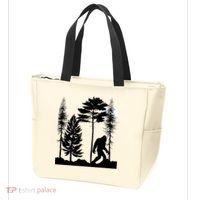 Bigfoot Bigfoot Hiding in Forest At Night Sasquatch  Tote Bag thumb 3