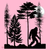 Bigfoot Bigfoot Hiding in Forest At Night Sasquatch  Coaster thumb 2
