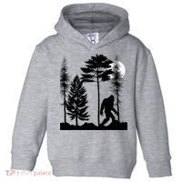 Bigfoot Bigfoot Hiding in Forest At Night Sasquatch  Toddler Hoodie thumb 0