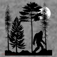 Bigfoot Bigfoot Hiding in Forest At Night Sasquatch  Toddler Hoodie thumb 2