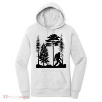 Bigfoot Bigfoot Hiding in Forest At Night Sasquatch  Women's Hoodie thumb 0