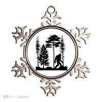 Bigfoot Bigfoot Hiding in Forest At Night Sasquatch  Ornament thumb 0