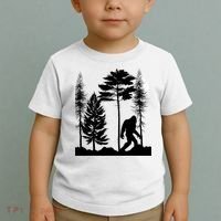Bigfoot Bigfoot Hiding in Forest At Night Sasquatch  Toddler T-Shirt thumb 2