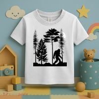 Bigfoot Bigfoot Hiding in Forest At Night Sasquatch  Toddler T-Shirt thumb 3