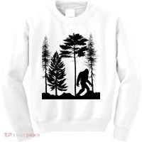 Bigfoot Bigfoot Hiding in Forest At Night Sasquatch  Kids Sweatshirt thumb 0
