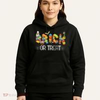Block Building Halloween Brick Or Treat Master Builder Hoodie thumb 5