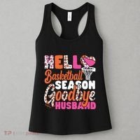 Basketball Bball Husband Wife Hello Basketball Season Women's Tank Top thumb 3