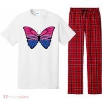 Bisexual Butterfly Hypolimnas Bi Pride Flag Pajama Set thumb 0