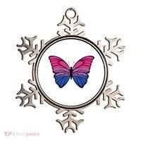 Bisexual Butterfly Hypolimnas Bi Pride Flag Ornament thumb 0