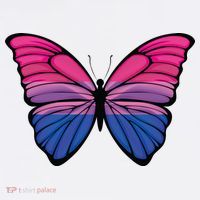 Bisexual Butterfly Hypolimnas Bi Pride Flag Baby Bodysuit thumb 2