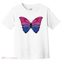 Bisexual Butterfly Hypolimnas Bi Pride Flag Toddler T-Shirt thumb 0