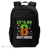 Birthday Boy It'S My 8th Birthday Video Game Pixel Backpack thumb 0