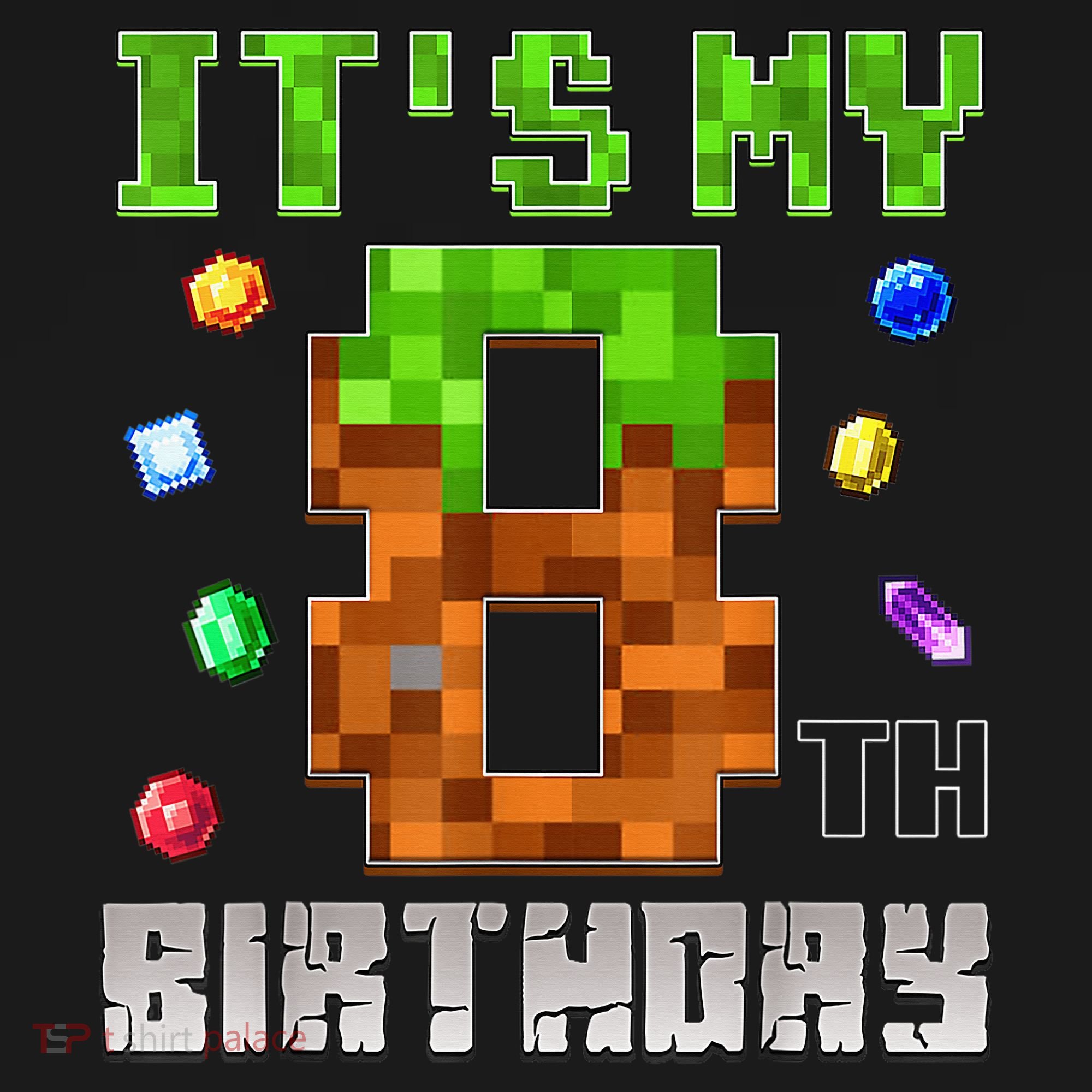 Birthday Boy It'S My 8th Birthday Video Game Pixel Bucket Hat