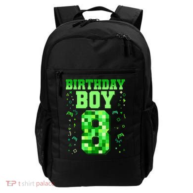 Birthday Boy It'S My 8th Birthday Video Game Backpack