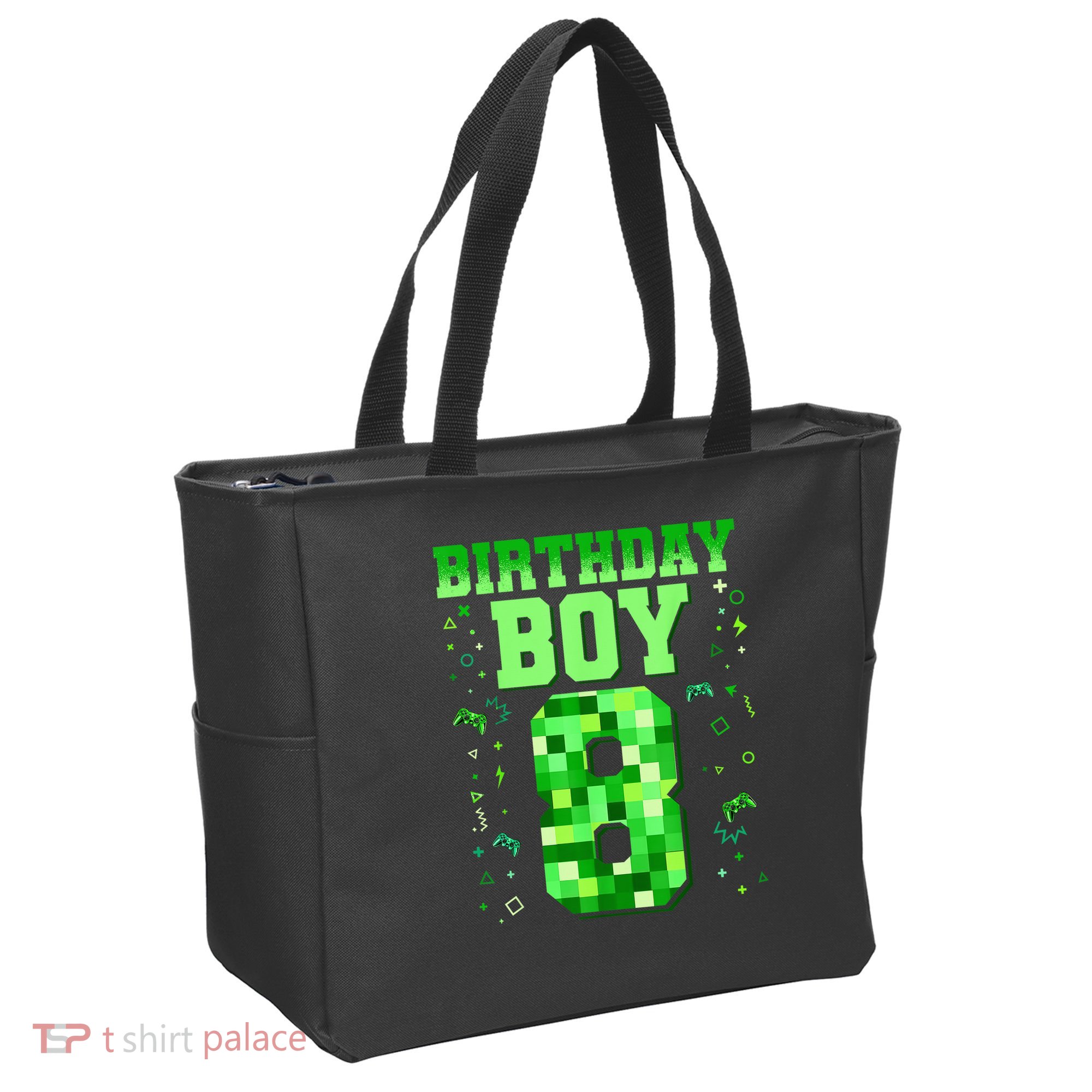 Birthday Boy It'S My 8th Birthday Video Game Tote Bag