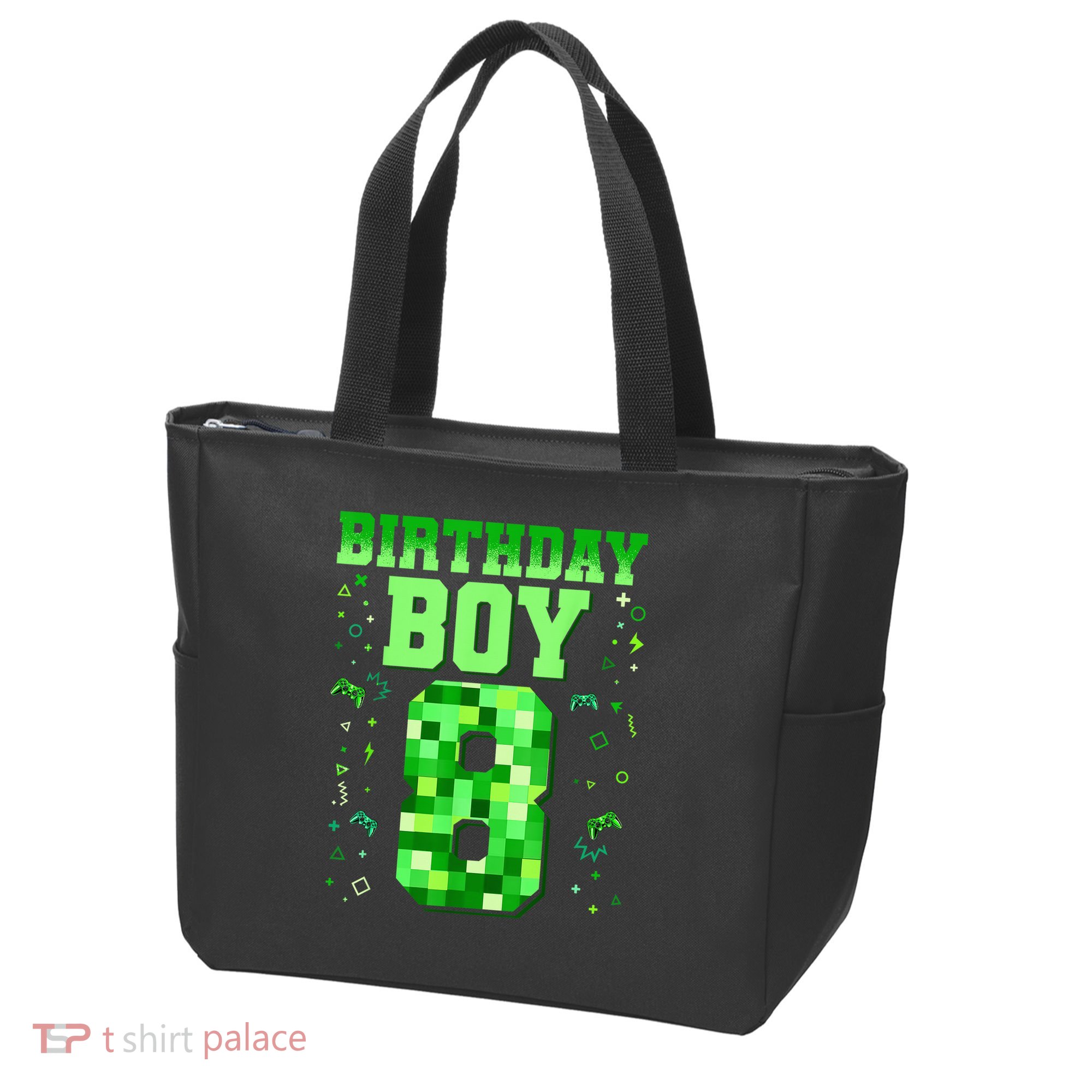 Birthday Boy It'S My 8th Birthday Video Game Tote Bag