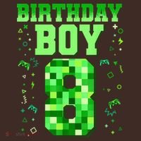 Birthday Boy It'S My 8th Birthday Video Game Baby Bodysuit thumb 2