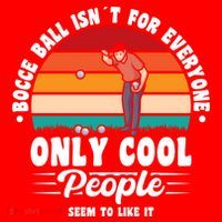 Bocce Ball Isnt For Everyone Bocce Ball Great Gift Santa Hat thumb 1