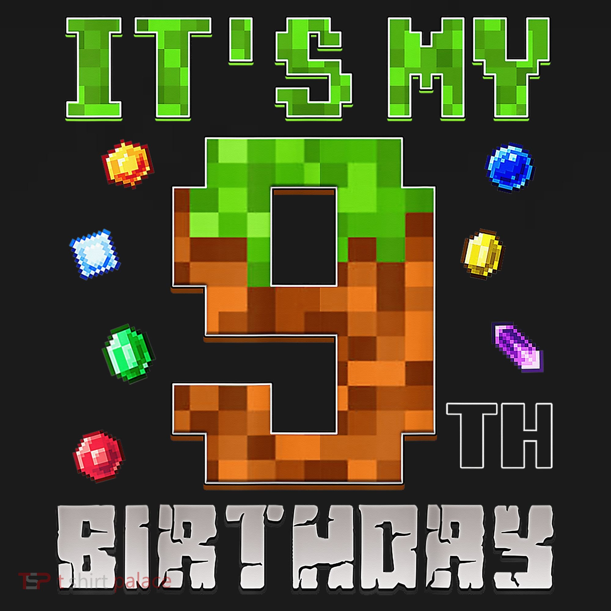 Birthday Boy It'S My 9th Birthday Video Game Pixel Women's Tank Top
