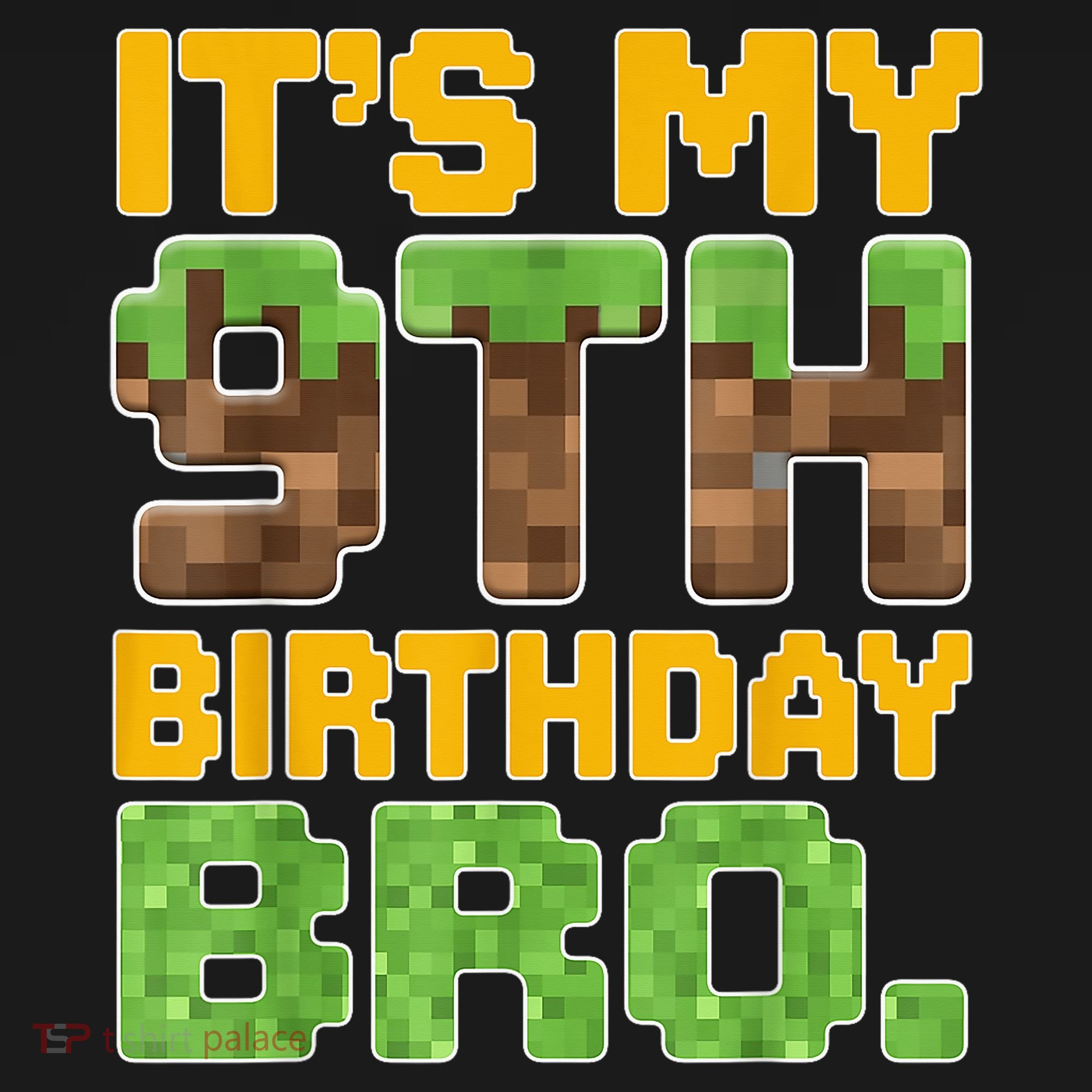 Birthday Boy It'S My 9th Birthday Video Game Pixel Kids Sweatshirt
