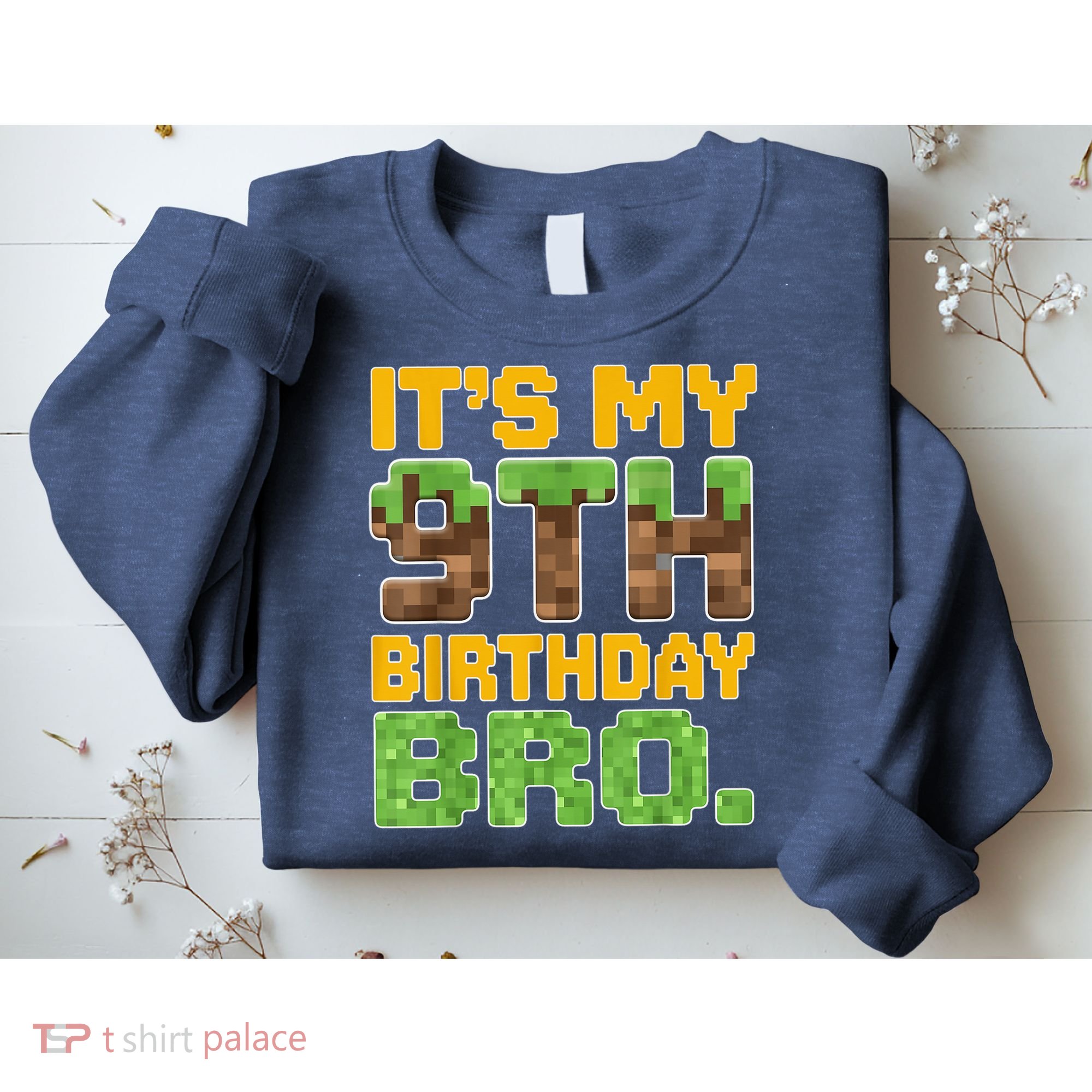 Birthday Boy It'S My 9th Birthday Video Game Pixel Sweatshirt