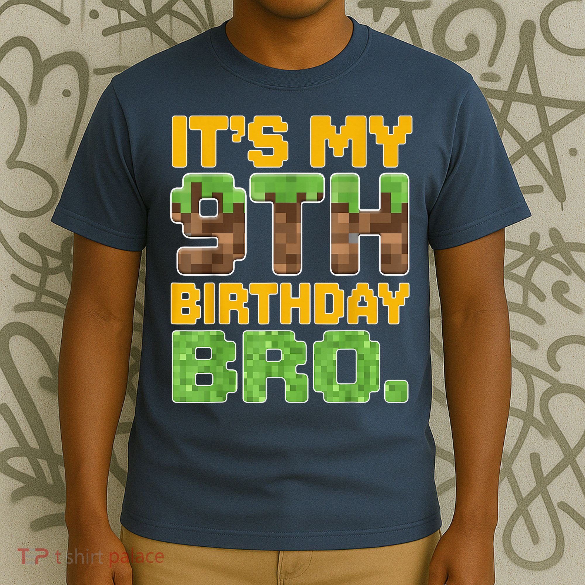 Birthday Boy It'S My 9th Birthday Video Game Pixel T-Shirt